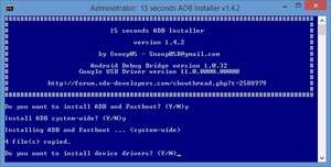 15 seconds ADB Installer Screenshot