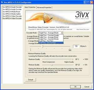 3ivx D4 for Windows Screenshot