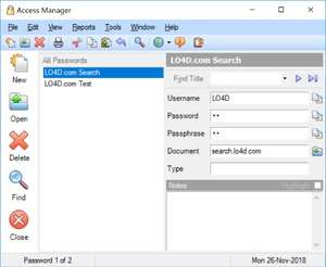verisoft access manager iniciar sesion
