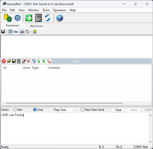 AccessPort Screenshot