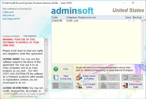 Adminsoft Accounts Screenshot