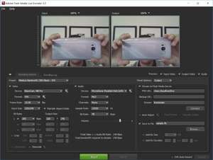 Adobe Flash Media Live Encoder Screenshot