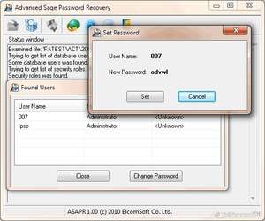 Advanced ACT Password Recovery Screenshot