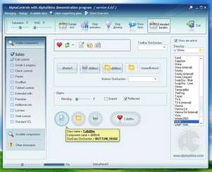 AlphaControls 2009 Screenshot