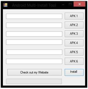 Android Multi Install Tool Screenshot