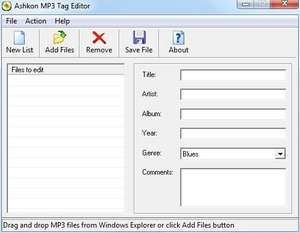 Ashkon MP3 Tag Editor Screenshot