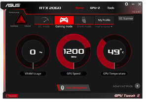 ASUS GPU Tweak II Screenshot
