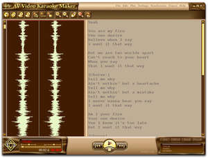 AV Video Karaoke Maker Screenshot
