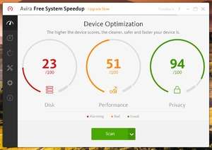 Avira Free System SpeedUp Screenshot
