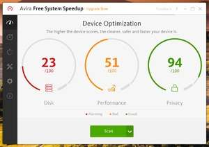 Avira System Speedup Screenshot