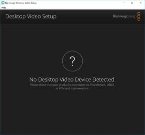 Blackmagic Desktop Video Screenshot