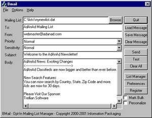 Bmail Screenshot