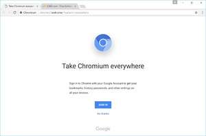 Chromium Browser 64bit Screenshot