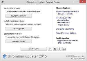 Chromium Updater Screenshot