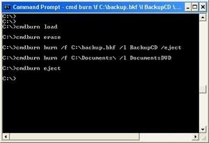 CommandBurner Screenshot