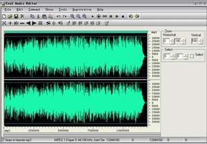 Cool Audio Editor Screenshot