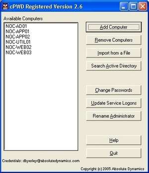 cPWD Screenshot