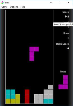 Crystal Tetris Screenshot