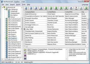 Database Viewer-Editor Screenshot