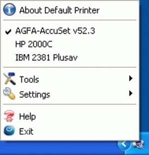 DefaultPrinter Screenshot