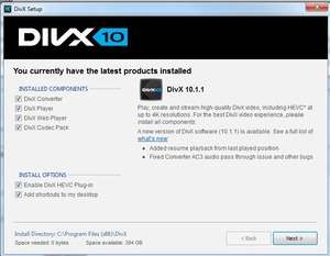 DivX Codec Screenshot