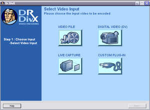 Dr. DivX (Three Step DivX Encoding App) Screenshot