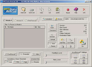 DVD Data Rescue Screenshot
