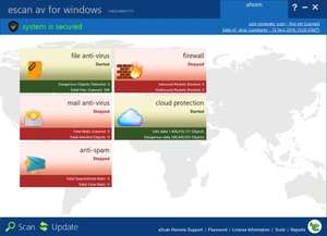 eScan AntiVirus Edition Screenshot