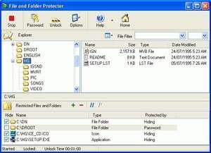 File and Folder Protector Screenshot