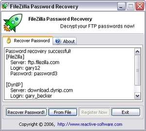 filezilla login or password incorrect