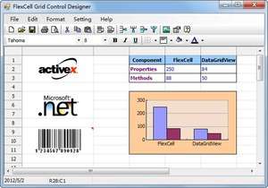 FlexCell Grid Control Screenshot