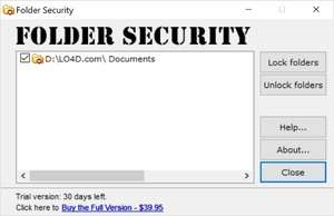 Folder Security Screenshot