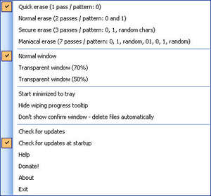 Free File Wiper Screenshot