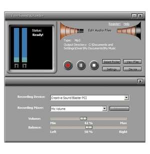 Free Sound Recorder Screenshot