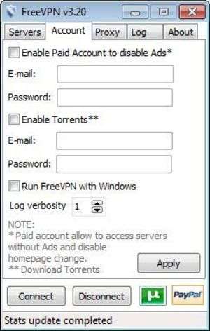 Free VPN Screenshot