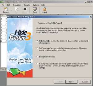 Hide Folder Screenshot