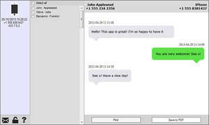 iPhone Text Messages Screenshot