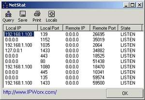 IPNetStat Screenshot