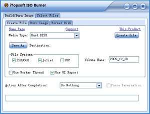 iTopsoft ISO Burner Screenshot