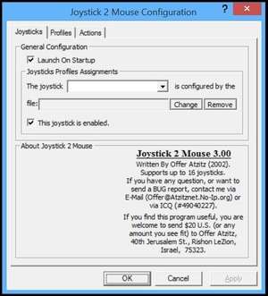 Joystick 2 Mouse Screenshot