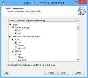 K-Lite Codec Pack Mega Screenshot