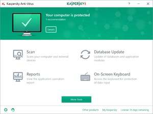 Kaspersky Antivirus Screenshot