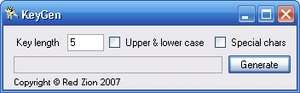 KeyGen Screenshot