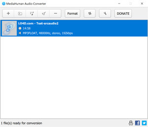 MediaHuman Audio Converter Screenshot