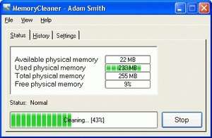 MemoryCleaner Screenshot