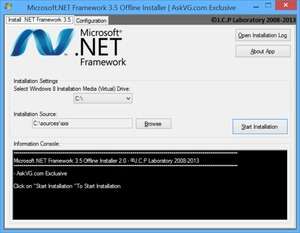 .NET Framework 3.5 Offline Installer Screenshot
