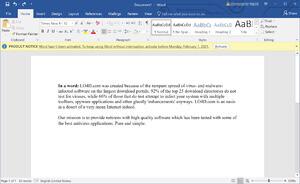 Microsoft Office 2016 Screenshot