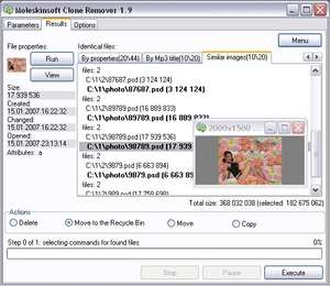 Moleskinsoft Clone Remover Screenshot