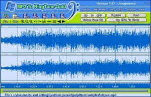 MP3 To Ringtone Gold Screenshot
