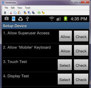 MyMobiler for Android Screenshot